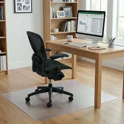 Lorell® Rolled Hard Floor Chair Mat, 46