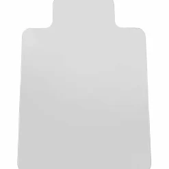 Lorell® Rolled Hard Floor Chair Mat, 45" x 53", Wide Lip