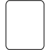 Lorell® Rolled Low Pile Studded Chair Mat, 45" x 53", Wide Lip