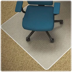 Lorell® Rolled Low Pile Studded Chair Mat, 36
