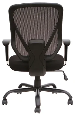 LorellĀ® SOHO Big & Tall Mesh Back Chair, Black