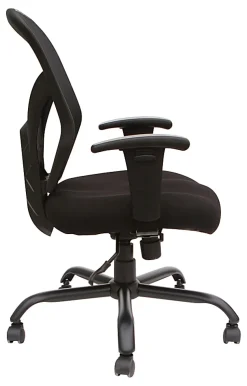 Lorell® SOHO Big & Tall Mesh Back Chair, Black