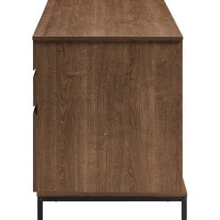 Lorell SOHO Desk with Side Drawers, 30