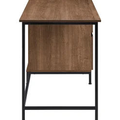 Lorell SOHO Desk with Side Drawers, 30