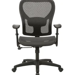 Lorell® SOHO Mesh Mid-Back Task Chair, Black