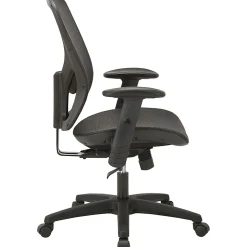 Lorell® SOHO Mesh Mid-Back Task Chair, Black