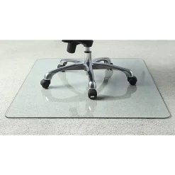 Lorell® Tempered Glass Chair Mat, 48