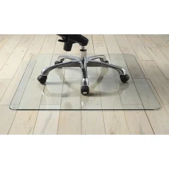 Lorell® Tempered Glass Chair Mat, 48