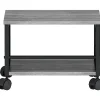 Lorell Underdesk Mobile Machine Stand - 150 lb Load Capacity - 13.20"x18.70"x 15.70" Depth - Desk - Powder Coated - 60262