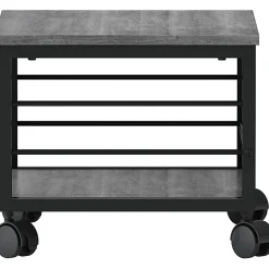 Lorell Underdesk Mobile Machine Stand - 150 lb Load Capacity - 13.20"x18.70"x 15.70" Depth - Desk - Powder Coated - 60262