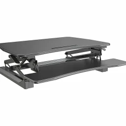 Lorell® V2 Gas-Lift Sit-To-Stand Desk Riser, 19-1/2