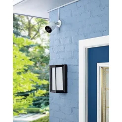 Lorex 4K Ultra HD Analog Indoor/Outdoor Add-On IP Bullet Security Camera With Smart Deterrence, White
