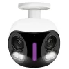 Lorex Wi-Fi 4K Dual-Lens Smart Security Camera With Smart Security Lighting, White