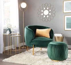 LumiSource Moon Floor Lamp, 65-1/4