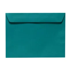 LUX Booklet 9" x 12" Envelopes, Gummed Seal, Teal, Pack Of 500