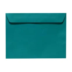 LUX Booklet 9" x 12" Envelopes, Gummed Seal, Teal, Pack Of 1,000