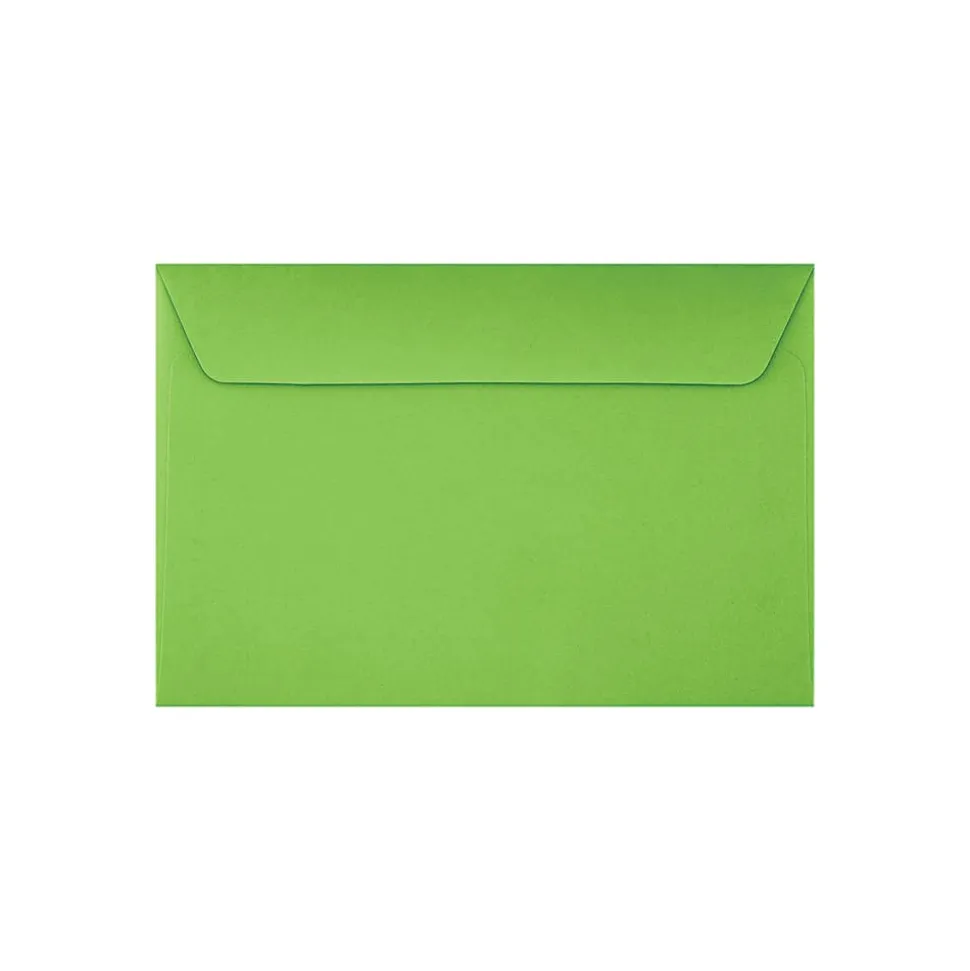 LUX Booklet 6" x 9" Envelopes, Peel & Press Closure, Limelight, Pack Of 250