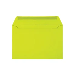 LUX Booklet 6" x 9" Envelopes, Peel & Press Closure, Wasabi, Pack Of 250
