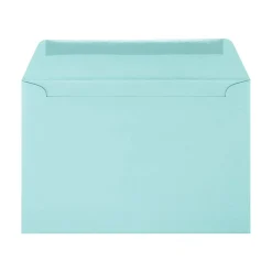 LUX Booklet 6" x 9" Envelopes, Peel & Press Closure, Seafoam, Pack Of 1,000