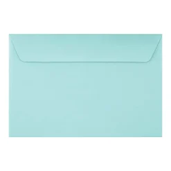 LUX Booklet 6" x 9" Envelopes, Peel & Press Closure, Seafoam, Pack Of 500