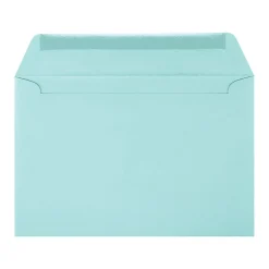 LUX Booklet 6" x 9" Envelopes, Peel & Press Closure, Seafoam, Pack Of 500