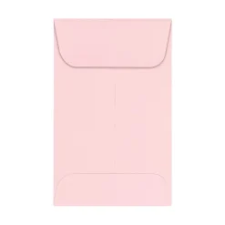 LUX Coin Envelopes, #1, Gummed Seal, Candy Pink, Pack Of 1,000