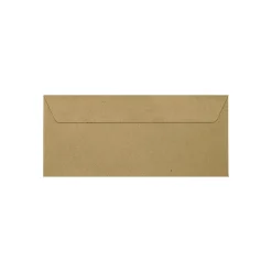 LUX #10 Envelopes, Full-Face Window, Gummed Seal, Grocery Bag, Pack Of 50