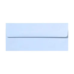 LUX #10 Envelopes, Peel & Press Closure, Baby Blue, Pack Of 250
