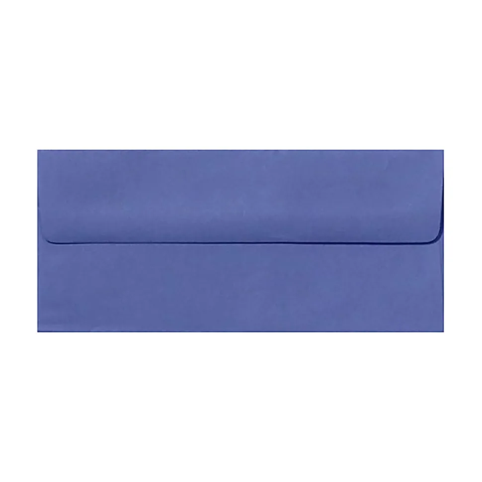 LUX #10 Envelopes, Peel & Press Closure, Boardwalk Blue, Pack Of 1,000