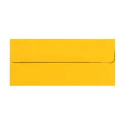 LUX #10 Envelopes, Peel & Press Closure, Sunflower Yellow, Pack Of 50