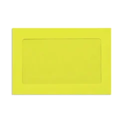 LUX #6 1/2 Full-Face Window Envelopes, Middle Window, Gummed Seal, Citrus, Pack Of 1,000