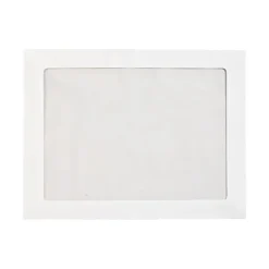 LUX #9 Full-Face Window Envelopes, Middle Window, Self-Adhesive, Bright White, Pack Of 250