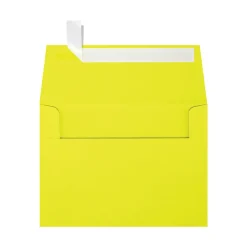 LUX Invitation Envelopes, A6, Peel & Press Closure, Citrus, Pack Of 1,000