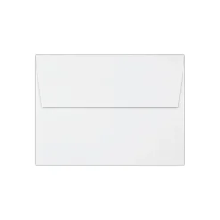 LUX Invitation Envelopes, A7, Peel & Stick Closure, White, Pack Of 500