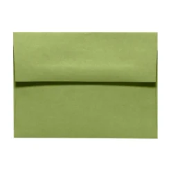 LUX Invitation Envelopes, A7, Peel & Stick Closure, Avocado Green, Pack Of 1,000