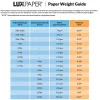 LUX Invitation Envelopes, A8, Peel & Press Closure, Gold/White, Pack Of 250