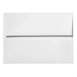 LUX Invitation Envelopes, A9, Peel & Press Closure, White, Pack Of 1,000