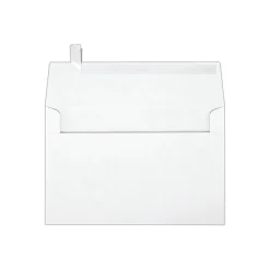 LUX Invitation Envelopes, A9, Peel & Press Closure, White, Pack Of 1,000