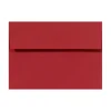 LUX Invitation Envelopes, #4 Bar (A1), Peel & Press Closure, Ruby Red, Pack Of 1,000