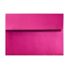 LUX Invitation Envelopes, #4 Bar (A1), Gummed Seal, Hottie Pink, Pack Of 500