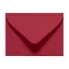 LUX Mini Envelopes, #17, Gummed Seal, Garnet Red, Pack Of 500