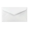 LUX Mini Envelopes, 2 1/8" x 3 5/8", Gummed Seal, Bright White, Pack Of 50