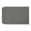 LUX #9 1/2 Open-End Window Envelopes, Top Left Window, Gummed Seal, Smoke, Pack Of 500
