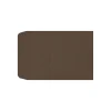 LUX #9 1/2 Open-End Window Envelopes, Top Left Window, Self-Adhesive, Chocolate, Pack Of 500