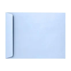LUX Open-End 10" x 13" Envelopes, Peel & Press Closure, Baby Blue, Pack Of 500