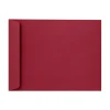 LUX Open-End 9" x 12" Envelopes, Peel & Press Closure, Garnet Red, Pack Of 1,000