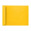 LUX Open-End 9" x 12" Envelopes, Peel & Press Closure, Sunflower Yellow, Pack Of 500
