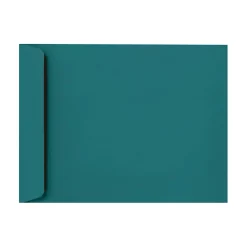 LUX Open-End 9" x 12" Envelopes, Peel & Press Closure, Teal, Pack Of 250