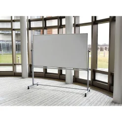 Luxor Double-Sided Magnetic Mobile Dry-Erase Whiteboard, 40