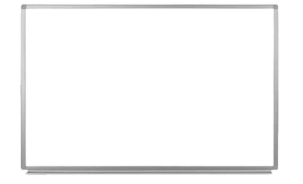 Luxor Magnetic Dry-Erase Whiteboard, 36" x 24", Aluminum Frame With Silver Finish